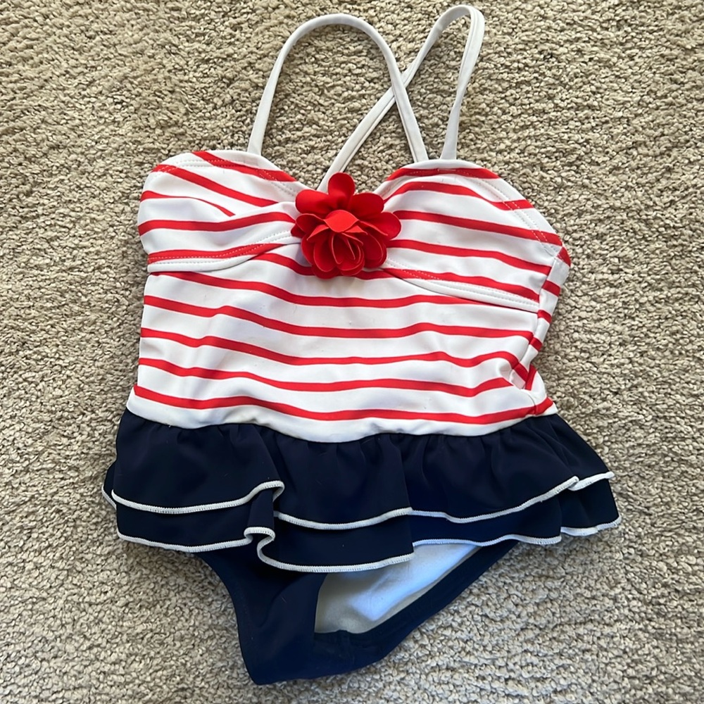 Like new Janie and Jack Americana 2T bathing suit